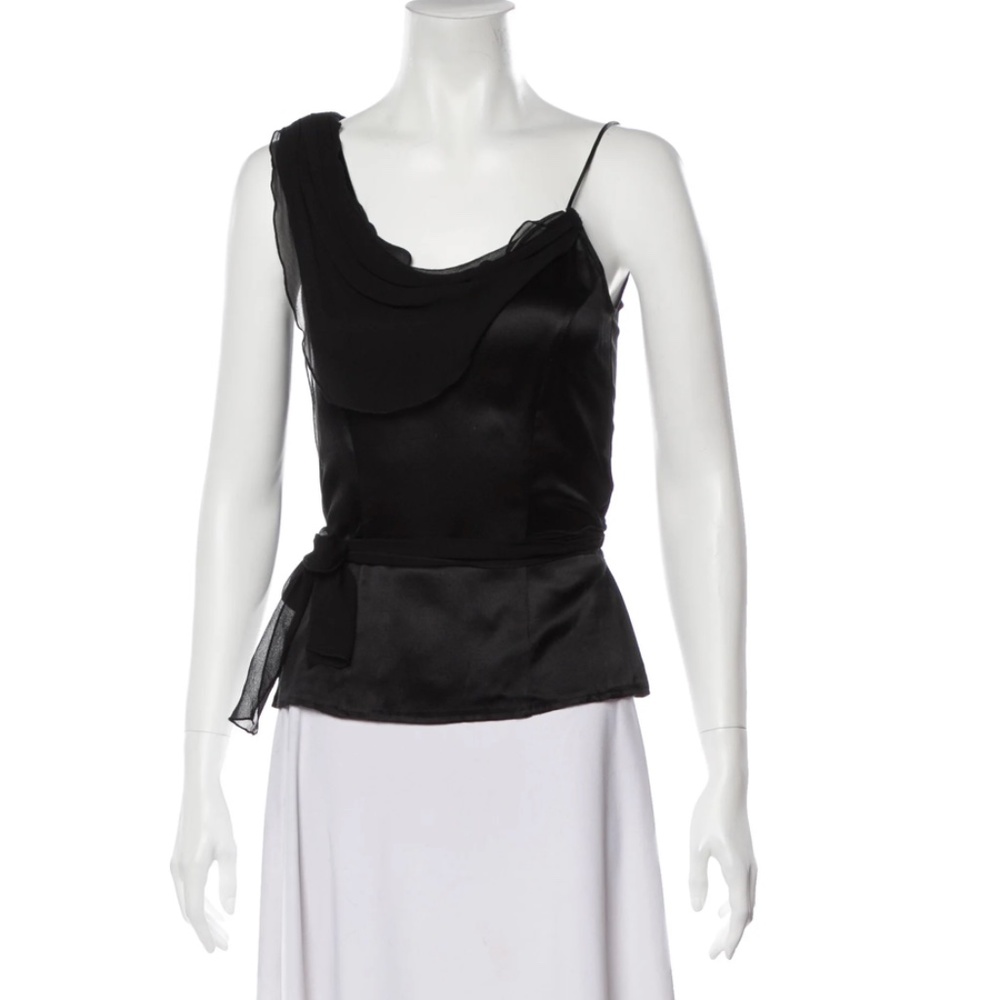 DIANE VON FURSTENBERG Scoop Neck Sleeveless Top Size: S | US 4